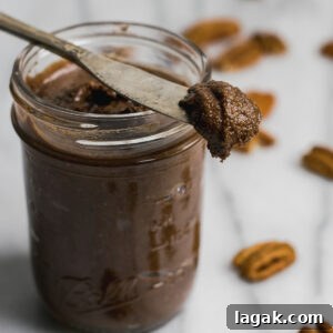 Mexican Chocolate Pecan Butter Recipe — Spiced Cocoa Nut Spread 2 Mexican Chocolate Pecan Butter