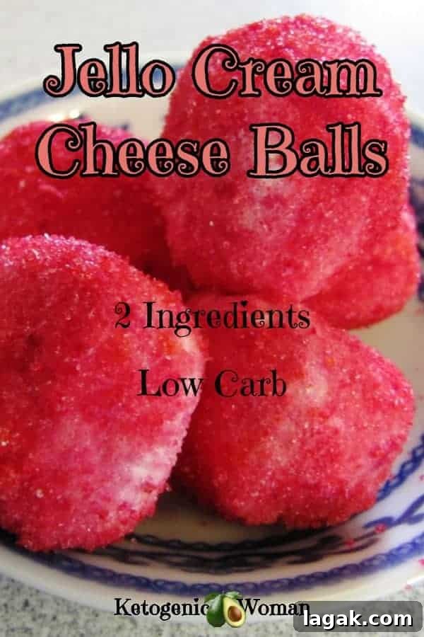 Low Carb Jello Cream Cheese Fat Bombs. Easy no bake recipe with 2 ingredients! Keto dessert snack that tastes like cheesecake!
