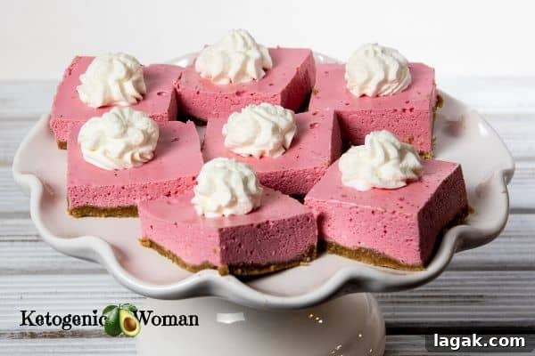 Keto Jello Dessert Squares