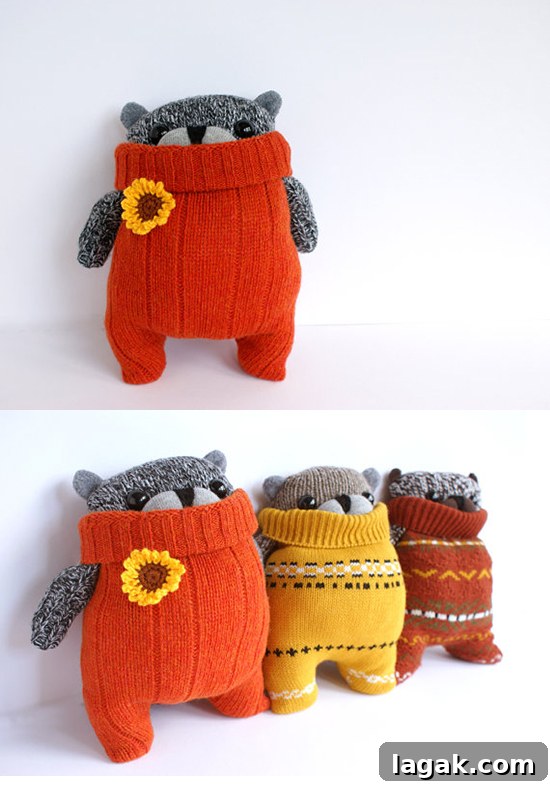 25+ Cozy Sweater Craft Ideas for Stylish DIY Projects 10 Little puffballs of remakerie love