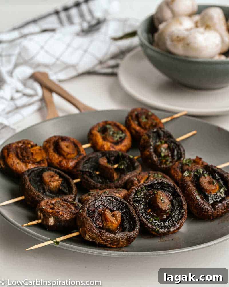 BBQ Grilled Mushrooms