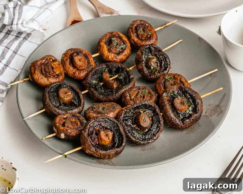 BBQ Grilled Mushrooms