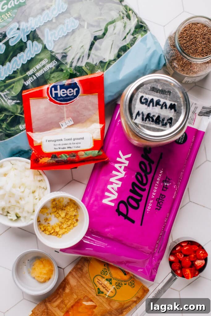 Homemade Paneer: Step-by-Step Recipe for Fresh Indian Cheese 4 Palak Paneer Ingredients