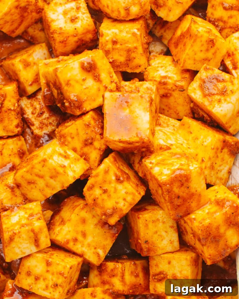 Homemade Paneer: Step-by-Step Recipe for Fresh Indian Cheese 7 Showing how to marinate paneer.