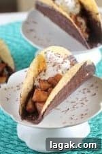 Image of Apple Pie Style Chocolate Taco