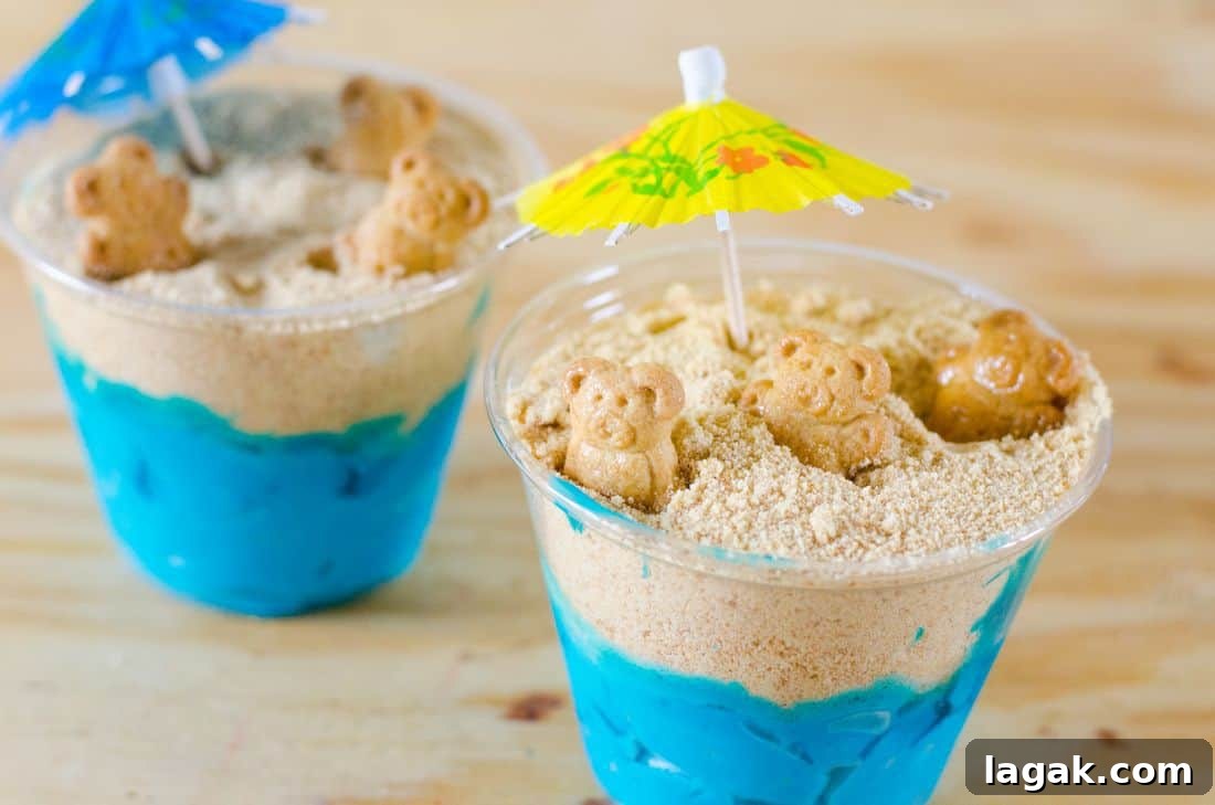 Sand Bucket Beach Bears Cups