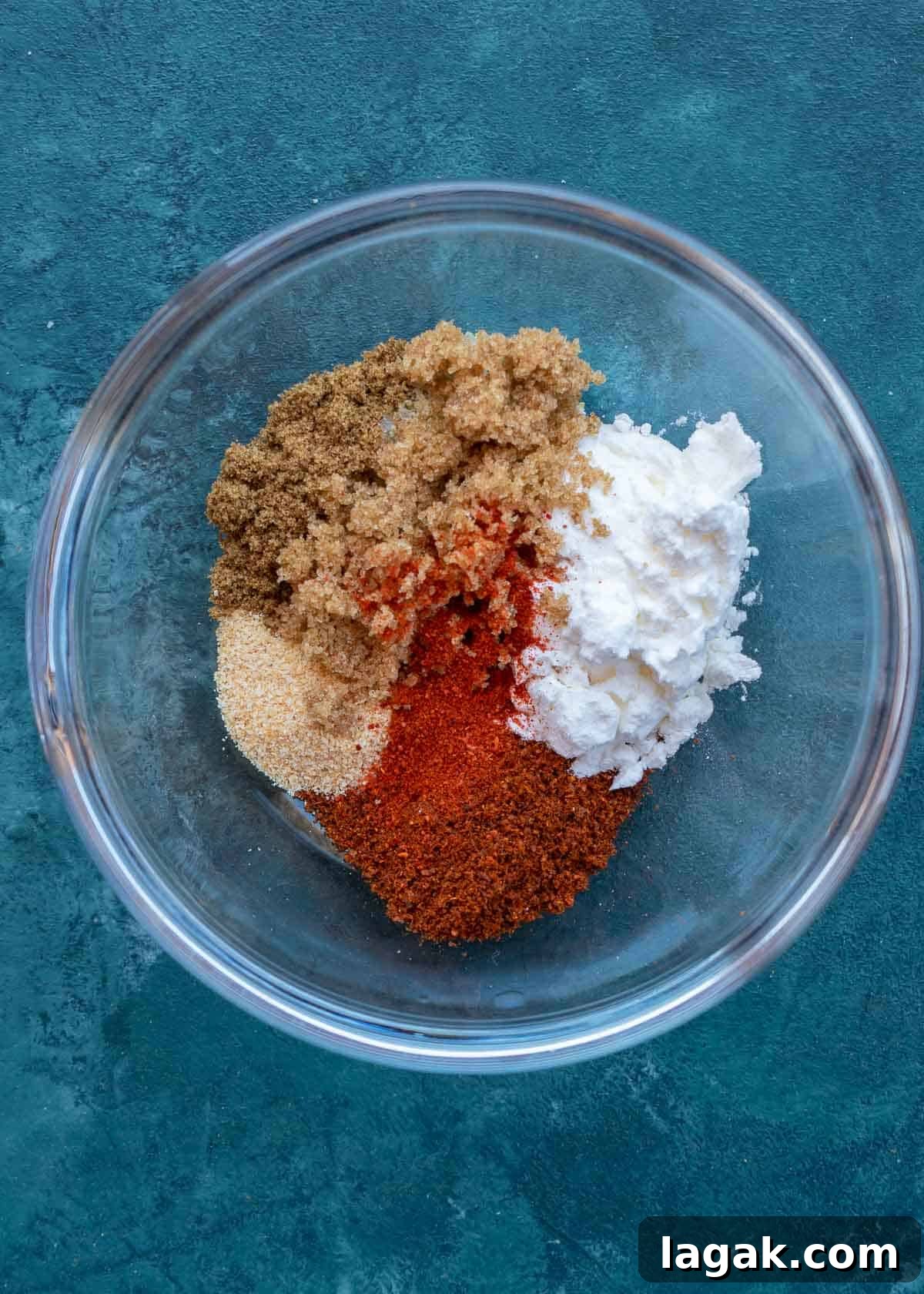 Crispy Air Fryer Sweet Potato Cubes Recipe 6 spices in bowl