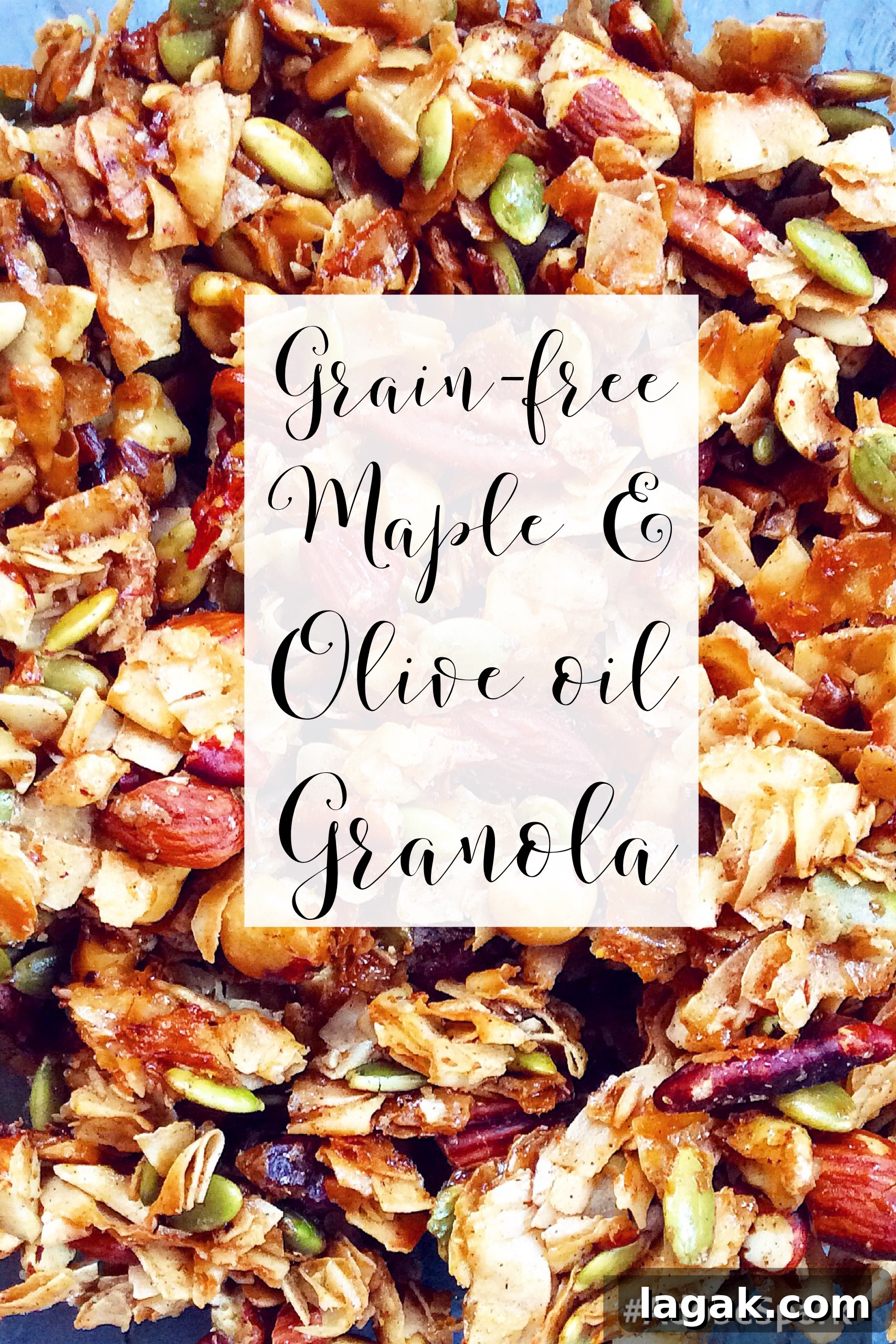 Maple Olive Oil Grain-Free Granola — Crunchy Low-Carb Snack 9 Grain-Free Maple & Olive Oil Granola