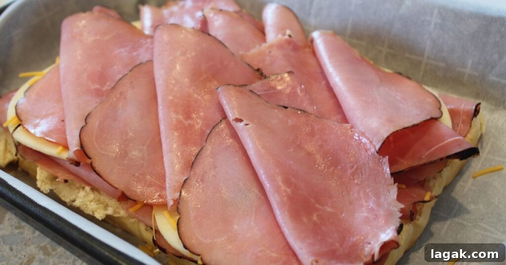 Savory Ham Sliders on Hawaiian Rolls: Party Appetizer Recipe 3 Making Hawaiian Roll Sliders