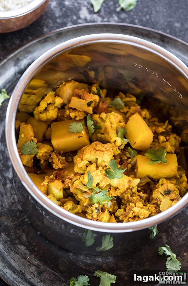 Instant Pot Aloo Gobi: Quick Spiced Potato & Cauliflower Curry 8 aloo gobi in an Instant Pot