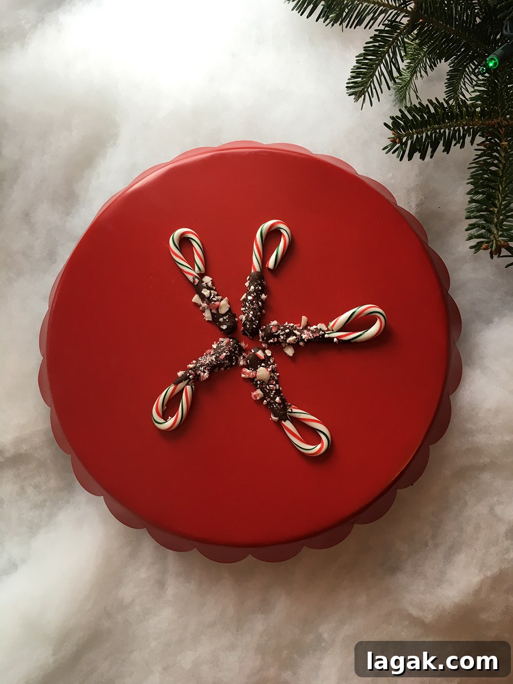 chocolate candy canes
