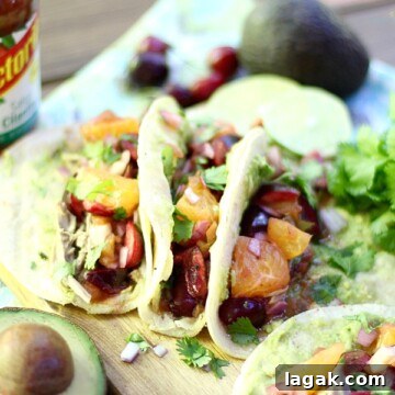 Duck Tacos with Cherry-Orange Salsa for Bold Flavor 7 Duck Tacos with Cherry Orange Salsa is a flavorful summer recipe that'll wow your tastebuds. Sweet cherries, tart citrus, avocado, onions and chiles make the dish come alive!