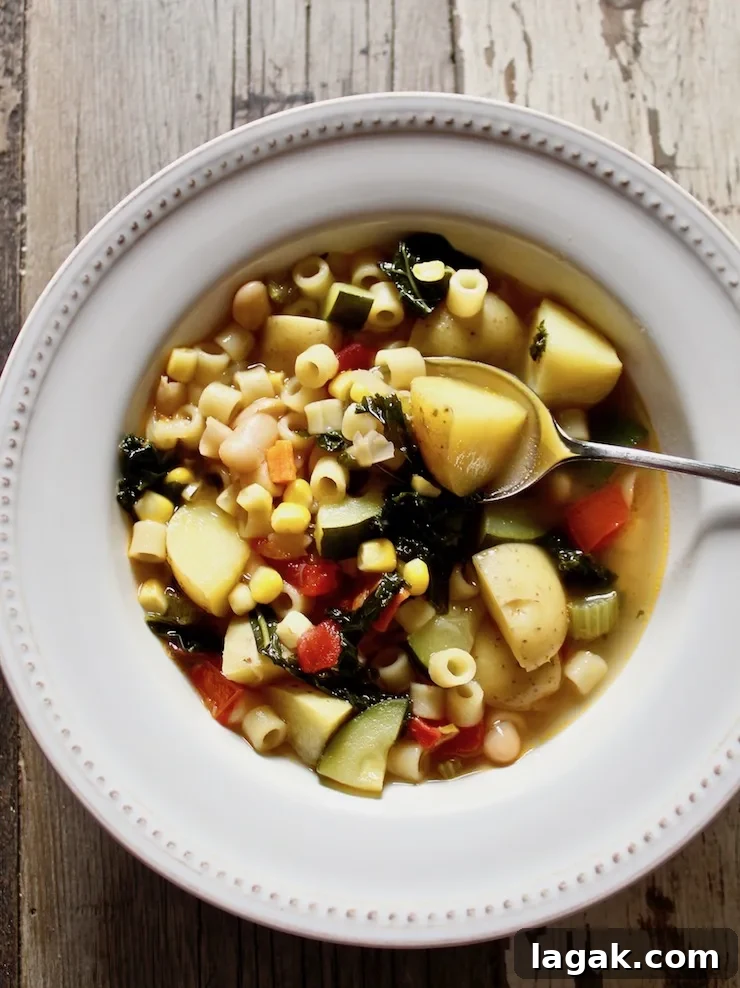 Refreshing Summer Minestrone Recipe for Seasonal Veggies 7 img 464 10