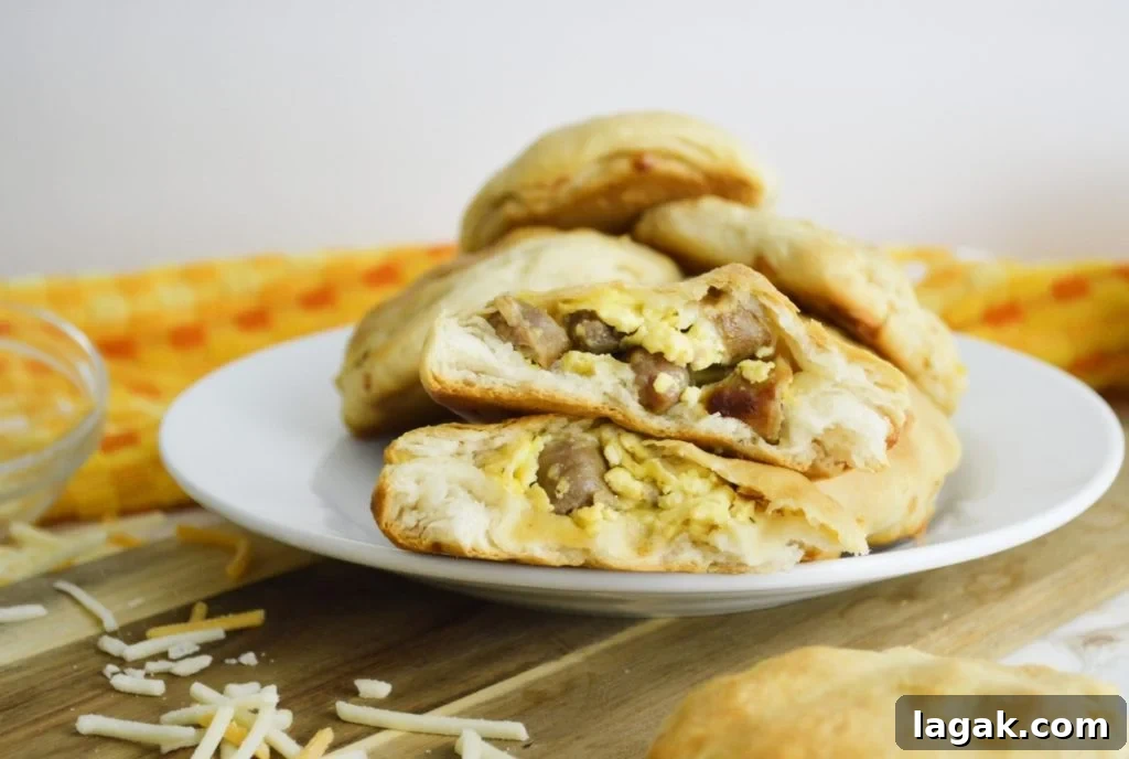 stuffed biscuits on plate 