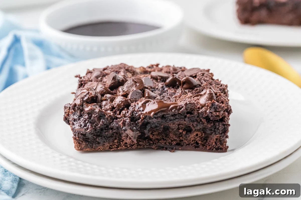 Decadent Chocolate Dump Cake Recipe – Quick One-Bowl Dessert 2 close-up of soft chocolate cake with melted chips