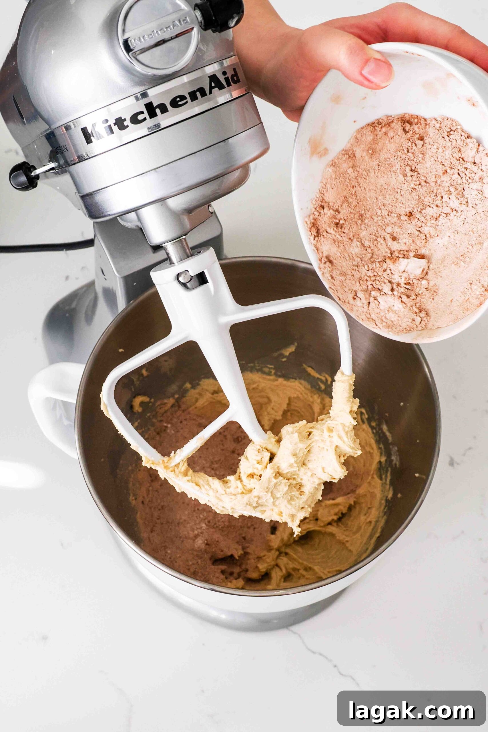 Ultimate Double Chocolate Chip Cookie Recipe for Rich, Gooey Cookies 8 Dry ingredients are added to we