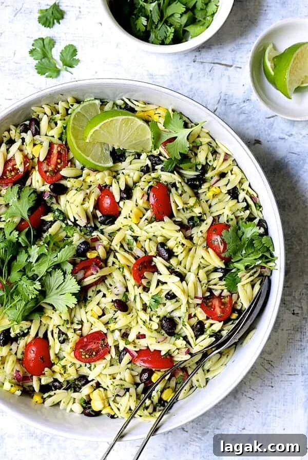 Southwestern Orzo Pasta Salad