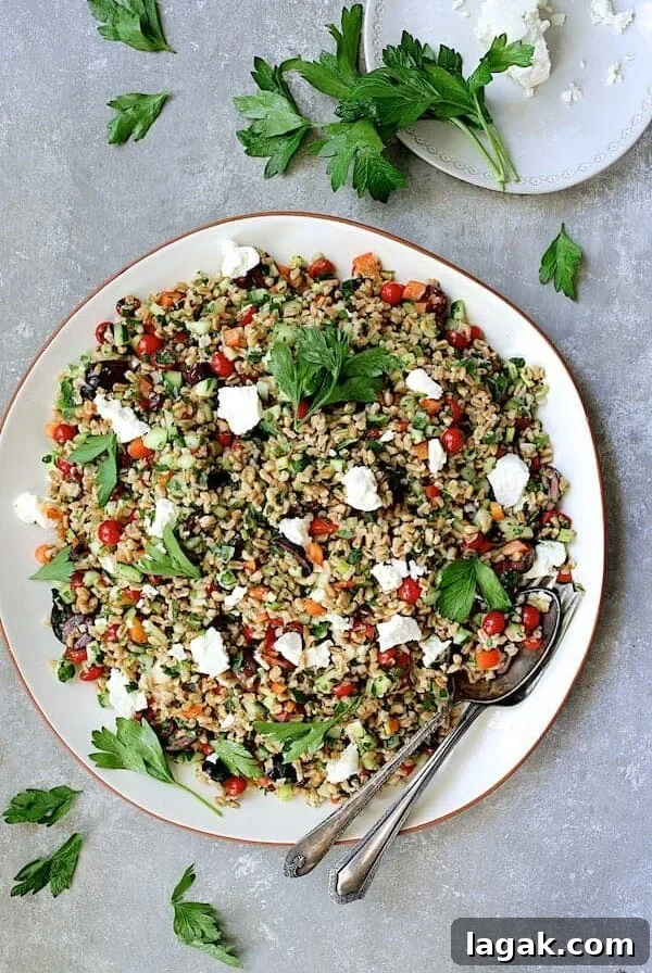 Mediterranean Farro Salad