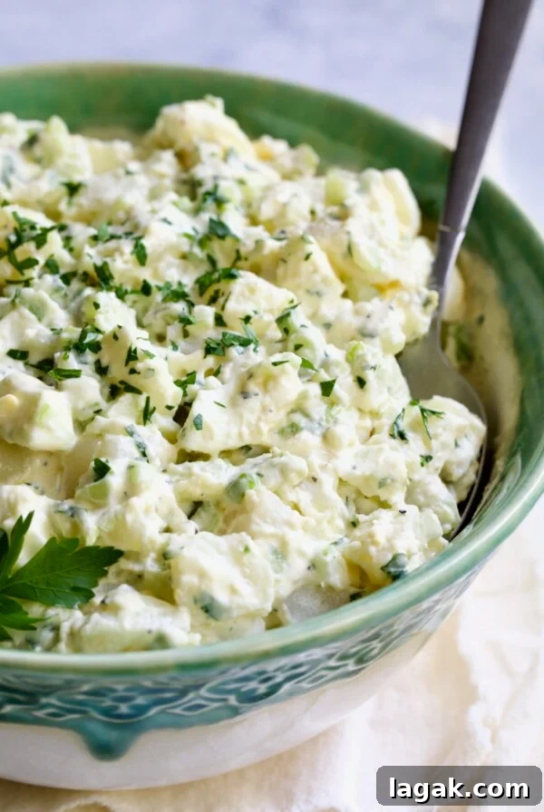 Creamy Potato Cucumber Salad