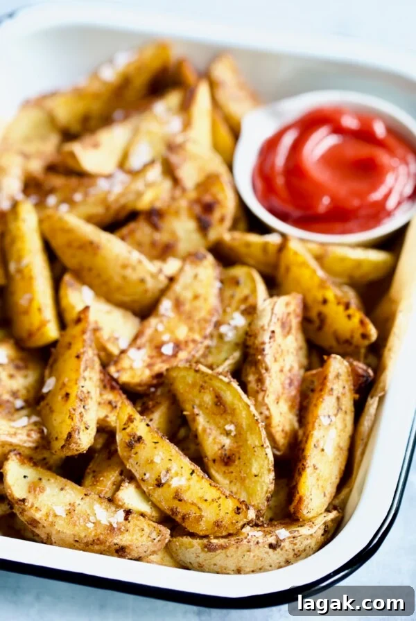Perfect Roasted Potato Wedges