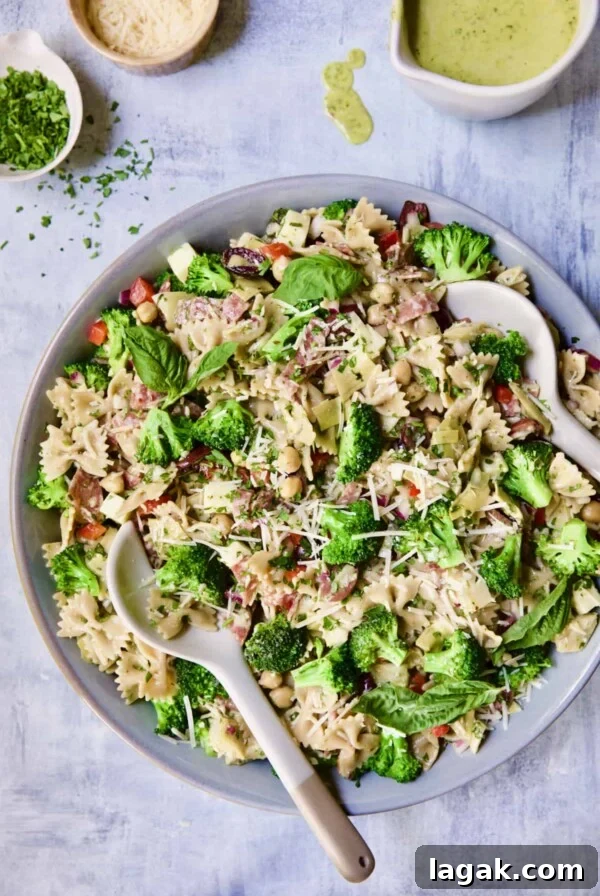 Antipasto Pasta Broccoli Salad