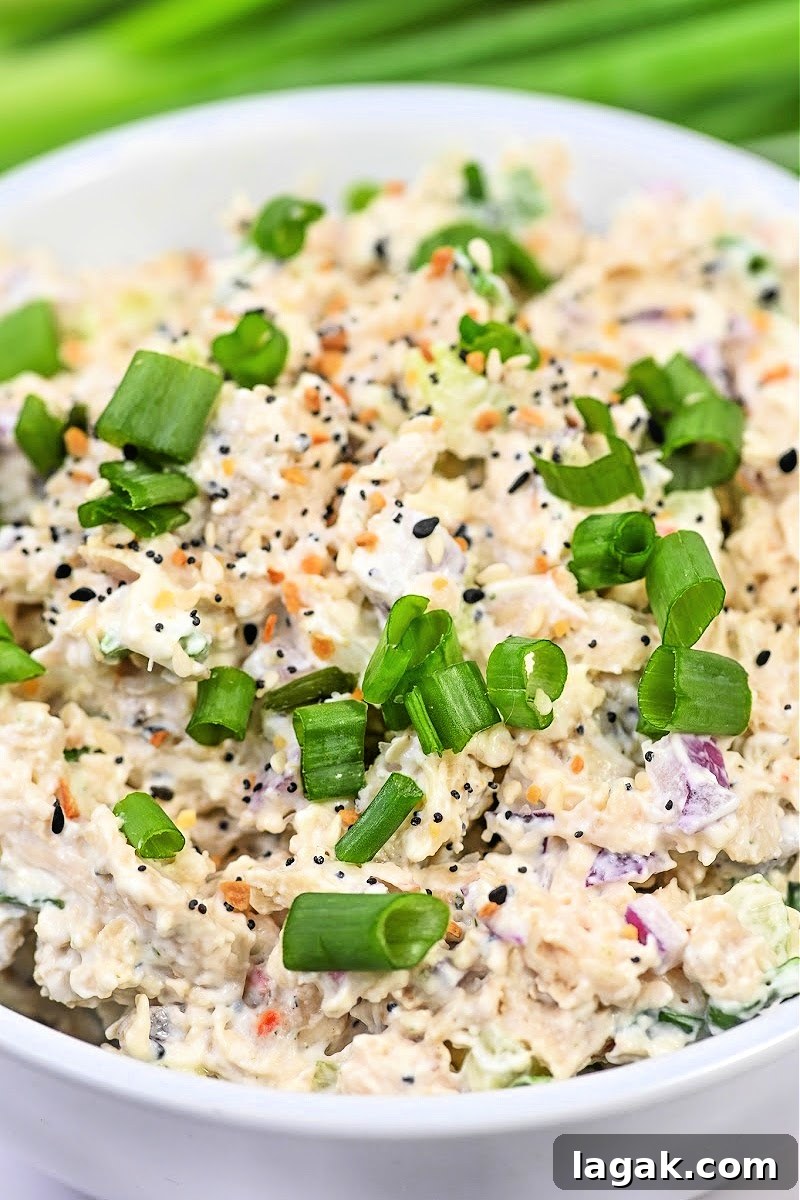 Keto Everything Bagel Chicken Salad Recipe with Creamy Dressing 4 Keto Everything Bagel Chicken Salad