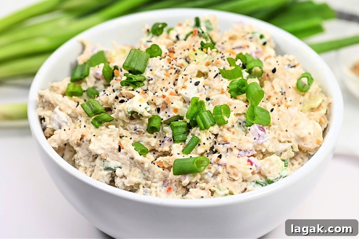 Keto Everything Bagel Chicken Salad Recipe with Creamy Dressing 9 Keto Everything Bagel Chicken Salad