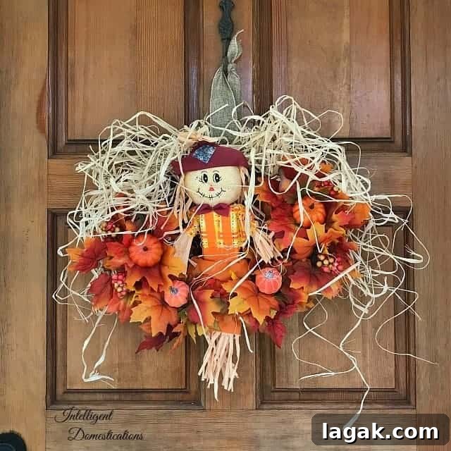 Scarecrow Fall Wreath