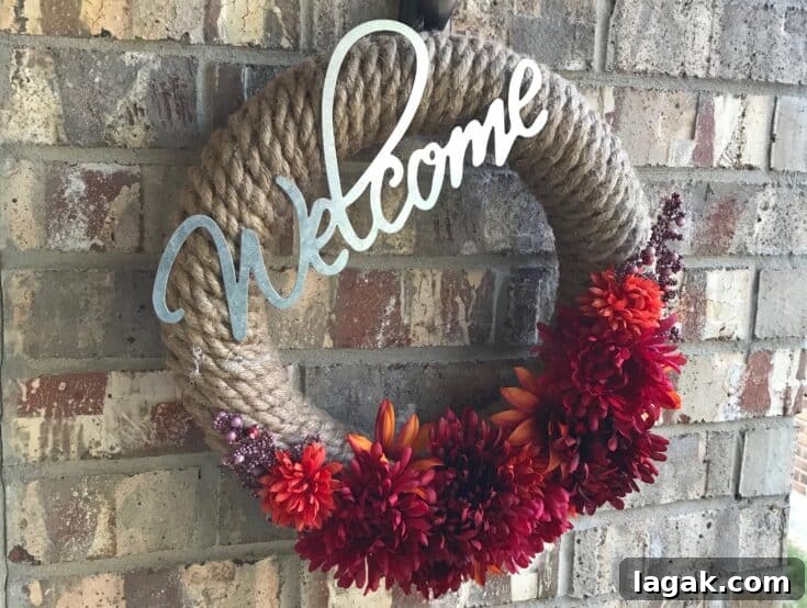 DIY Fall Floral Wreath