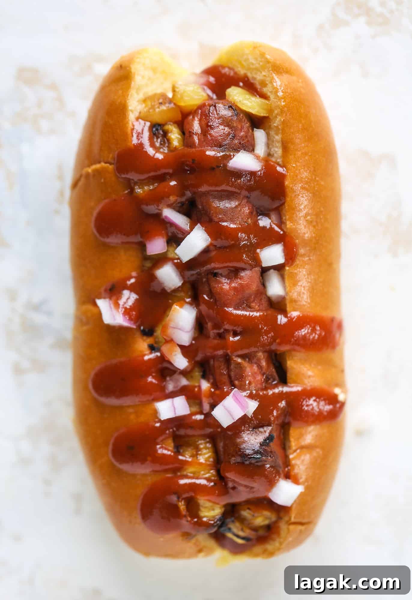 Throw a Hot Dog Bar This Weekend + 7 Gourmet Hot Dog Ideas 11 hawaiian dog