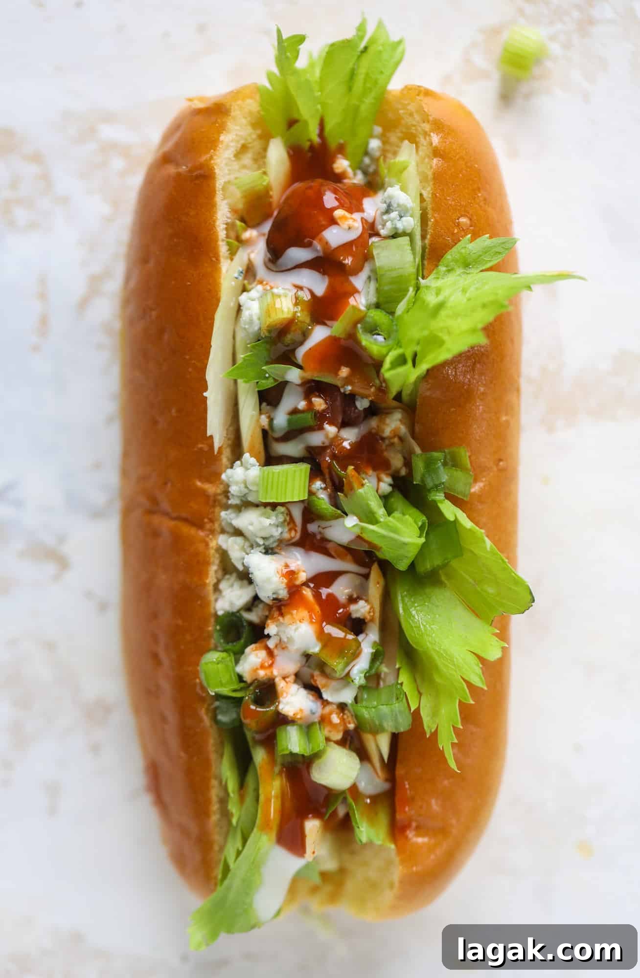 Throw a Hot Dog Bar This Weekend + 7 Gourmet Hot Dog Ideas 7 buffalo dog
