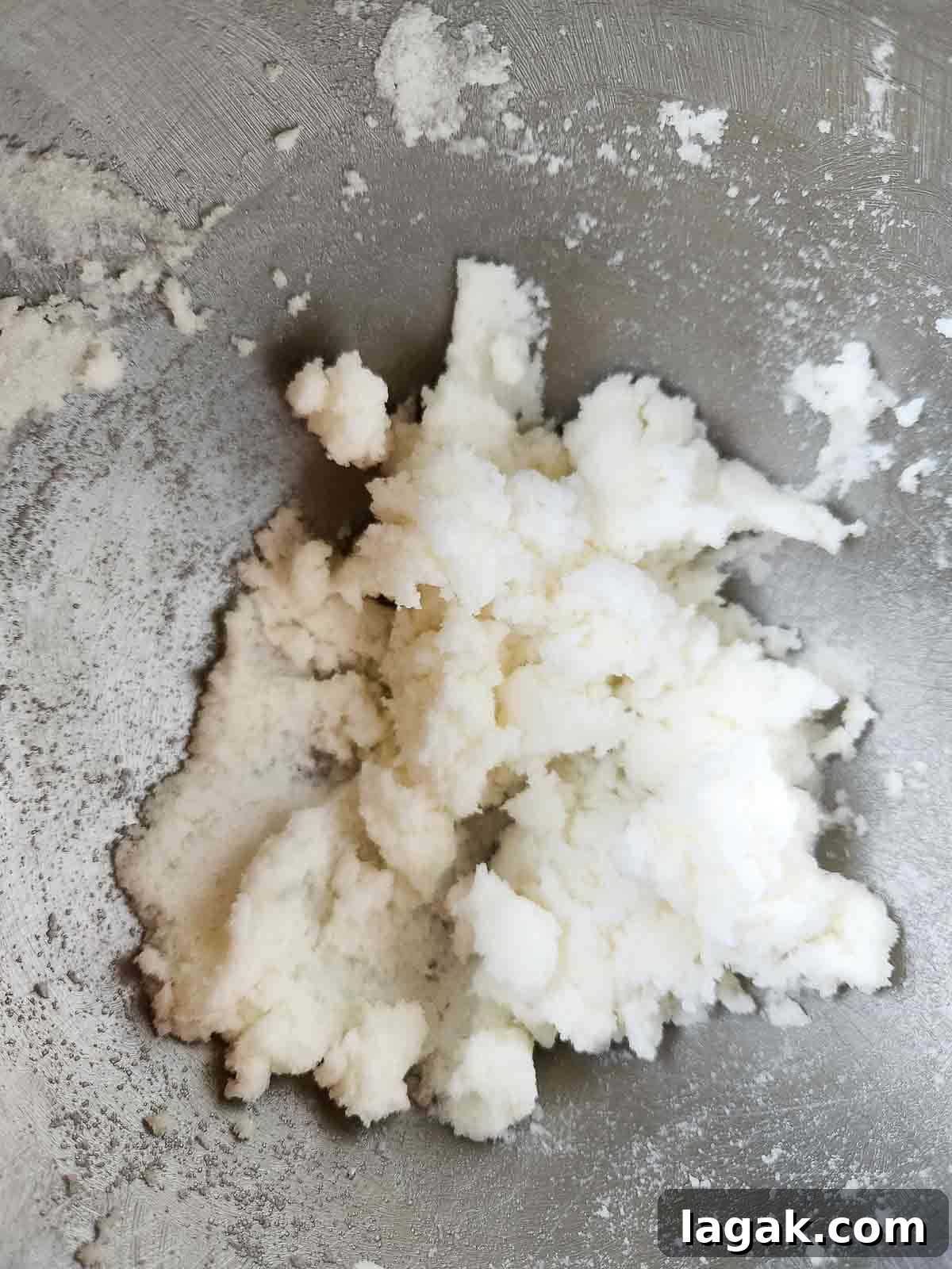 Italian Lemon Drop Cookies Recipe — Zesty Citrus Biscotti-Style Treat 4 Batter in a mixing bowl.