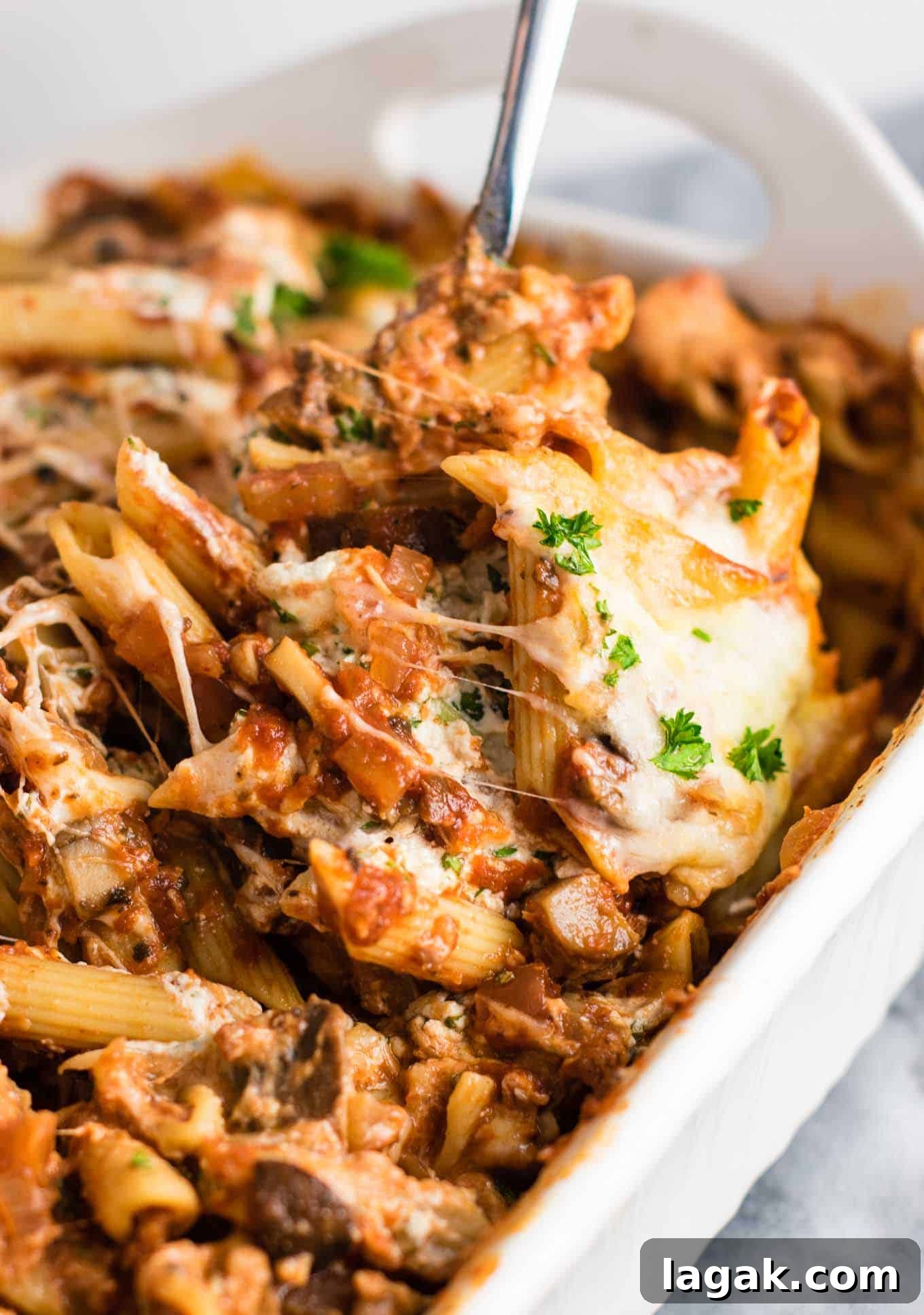 Million-Dollar Meatless Baked Ziti Recipe 16 pasta dinner