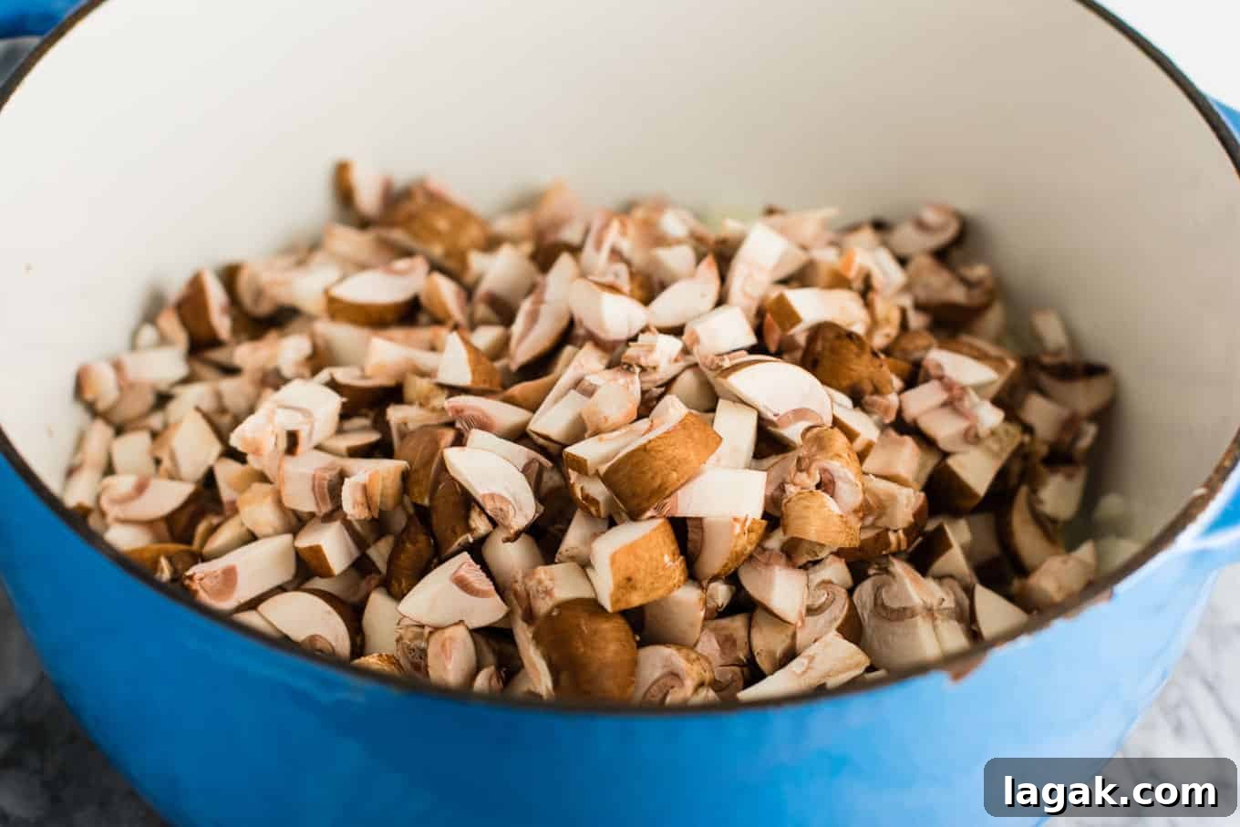 Million-Dollar Meatless Baked Ziti Recipe 5 baby bella mushrooms