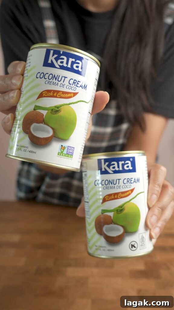 How to Make Latik Coconut Curds at Home 3 2 cans of Kara coconut cream