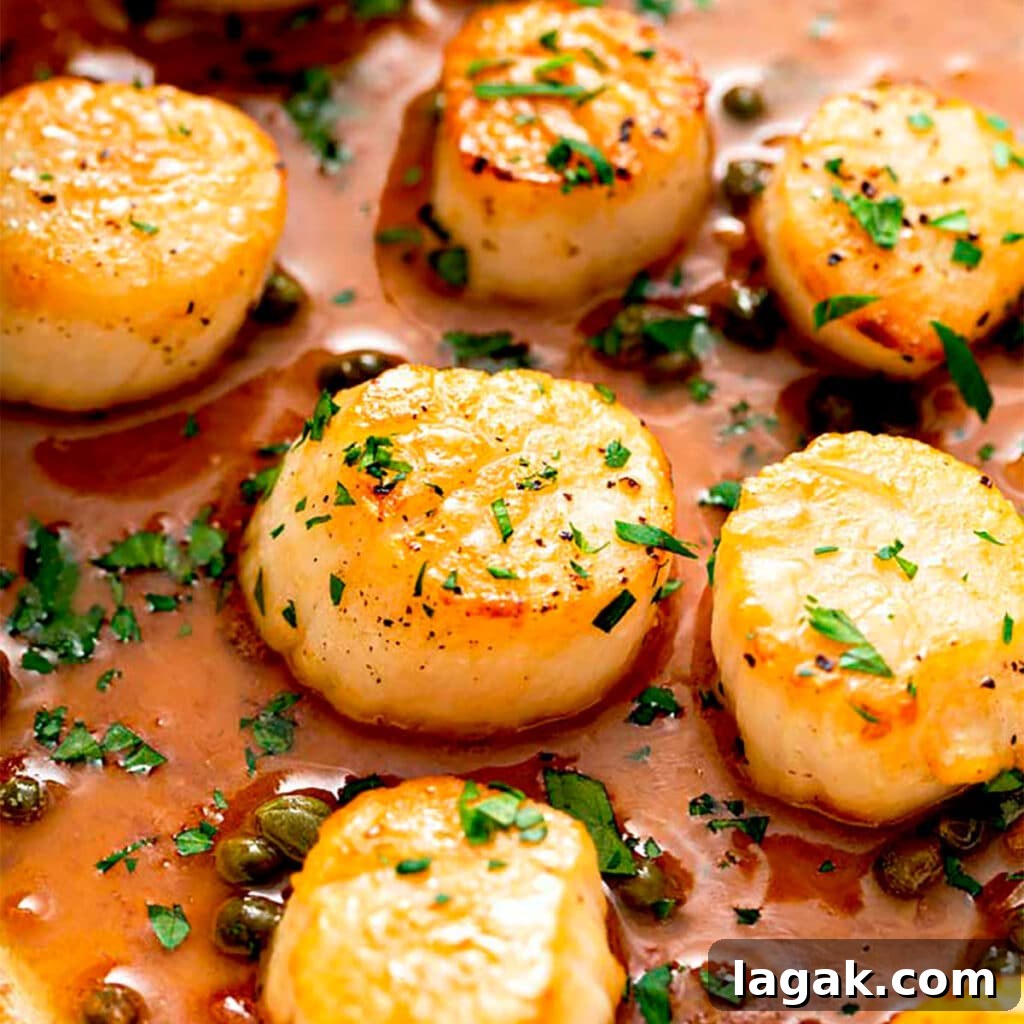 14 Romantic Valentine's Day Recipes to Make at Home 10 Golden brown seared scallops smothered in lemon garlic