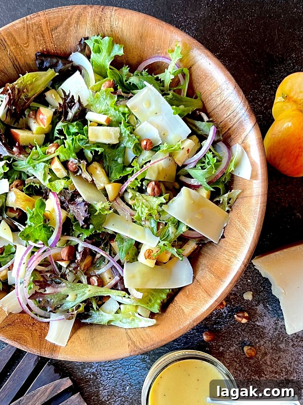 Autumn Harvest Salad with Honey Apple Cider Vinaigrette 4 img 6822 3
