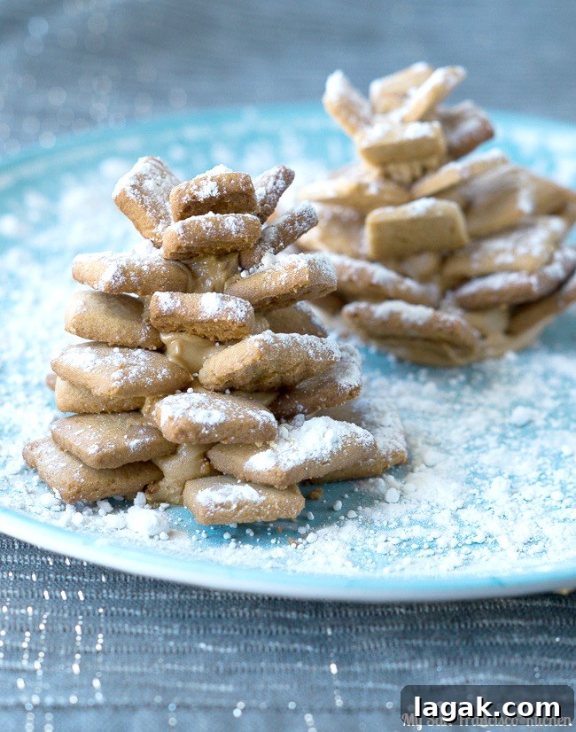 Peanut Butter Pine Cone Cookies Recipe — Crunchy Chocolate Drizzle 8 Peanut Butter Pine Cone Cookies