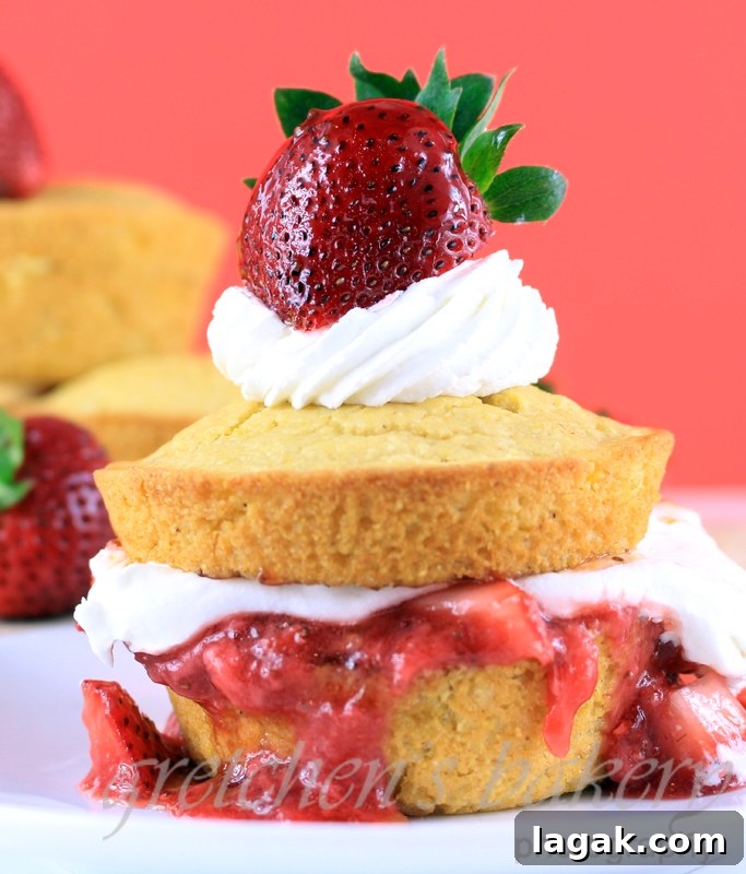 Strawberry Corn Cakes