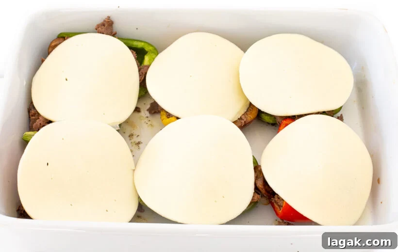 Philly Cheesesteak Stuffed Bell Peppers: Savory Low-Carb Dinner 21 img 69307 21
