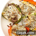Philly Cheesesteak Stuffed Bell Peppers: Savory Low-Carb Dinner 22 img 69307 23