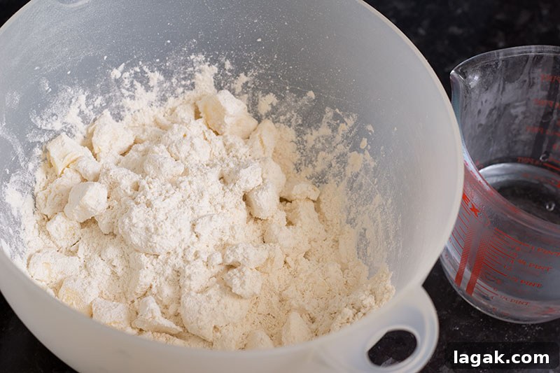 Flaky Spelt Rough Puff Pastry Recipe for Crispy Pastry Layers 4 Flour and butter for spelt rough puff pastry