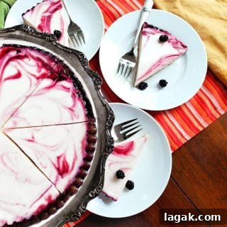 Blackberry Swirl Cheesecake Tart Recipe: Creamy No-Bake Dessert 9 img 7186 8