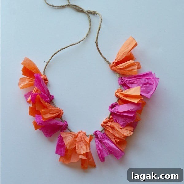 Tissue Paper Lei