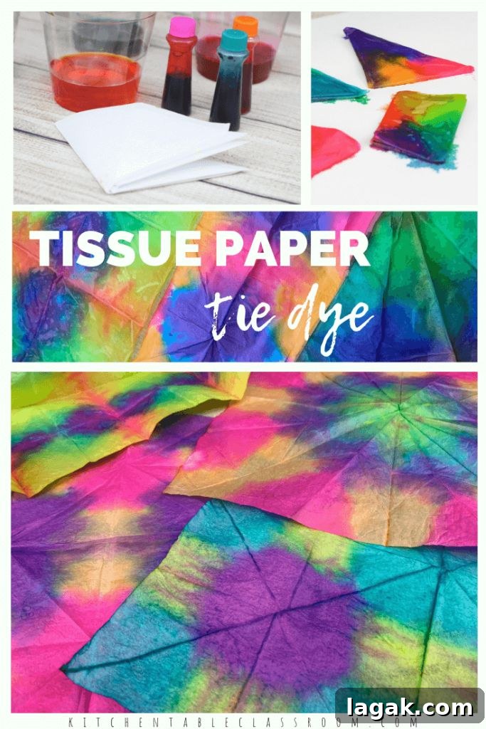 Tie-Dye with Tissue Paper