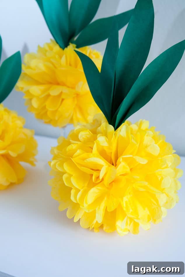 Tissue Paper Pineapple