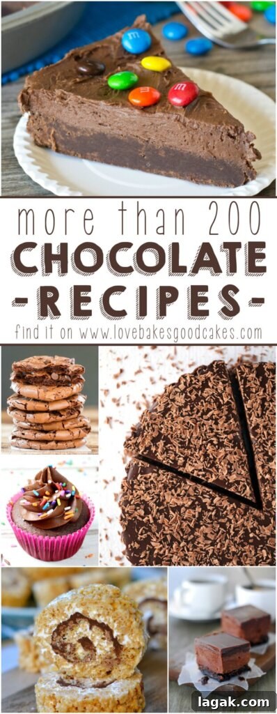 200+ Irresistible Chocolate Recipes You’ll Love 2 More than 200 Chocolate Recipes collage.