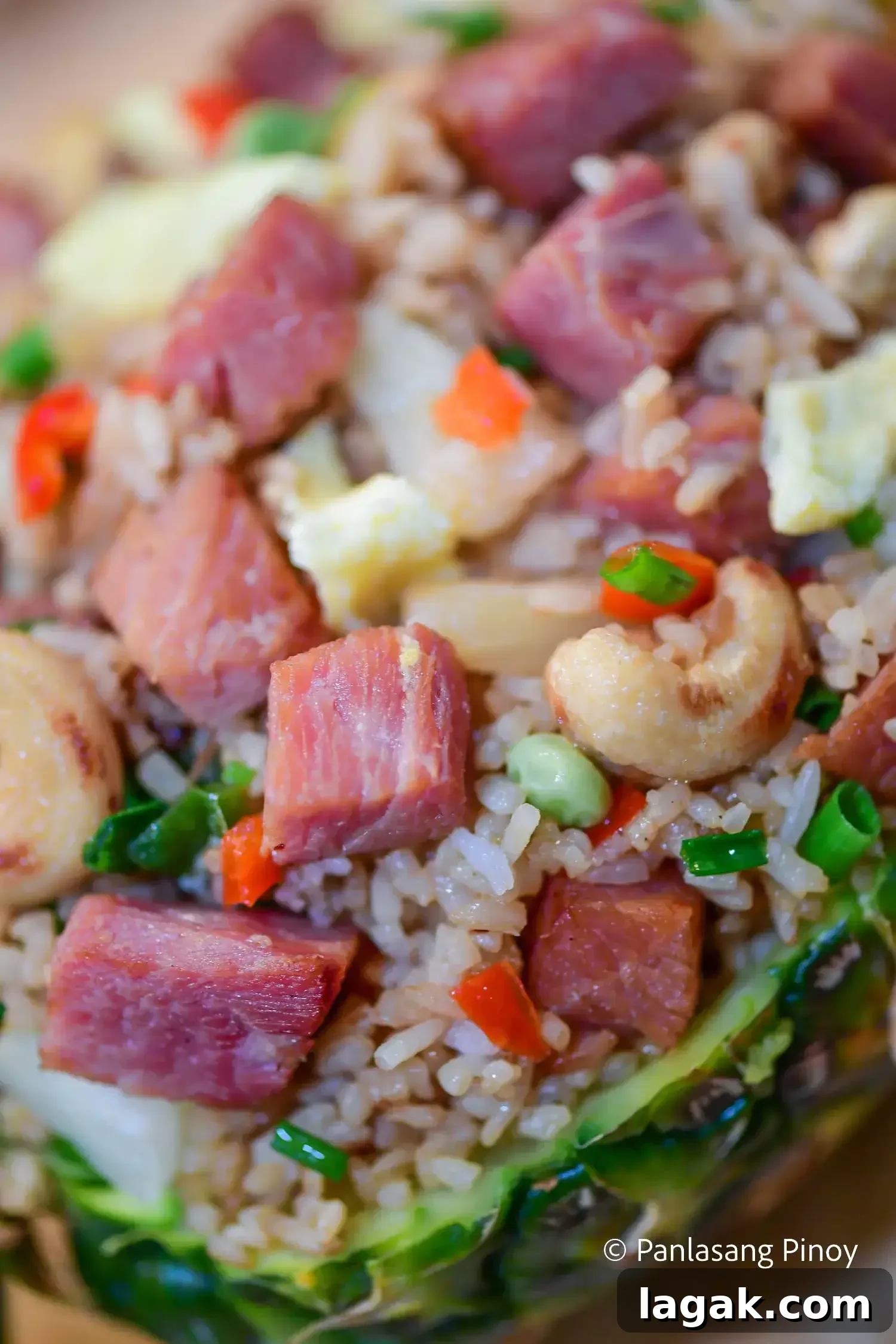 Pineapple Fried Rice Recipe with Shrimp and Cashews 4 pineapple fried rice