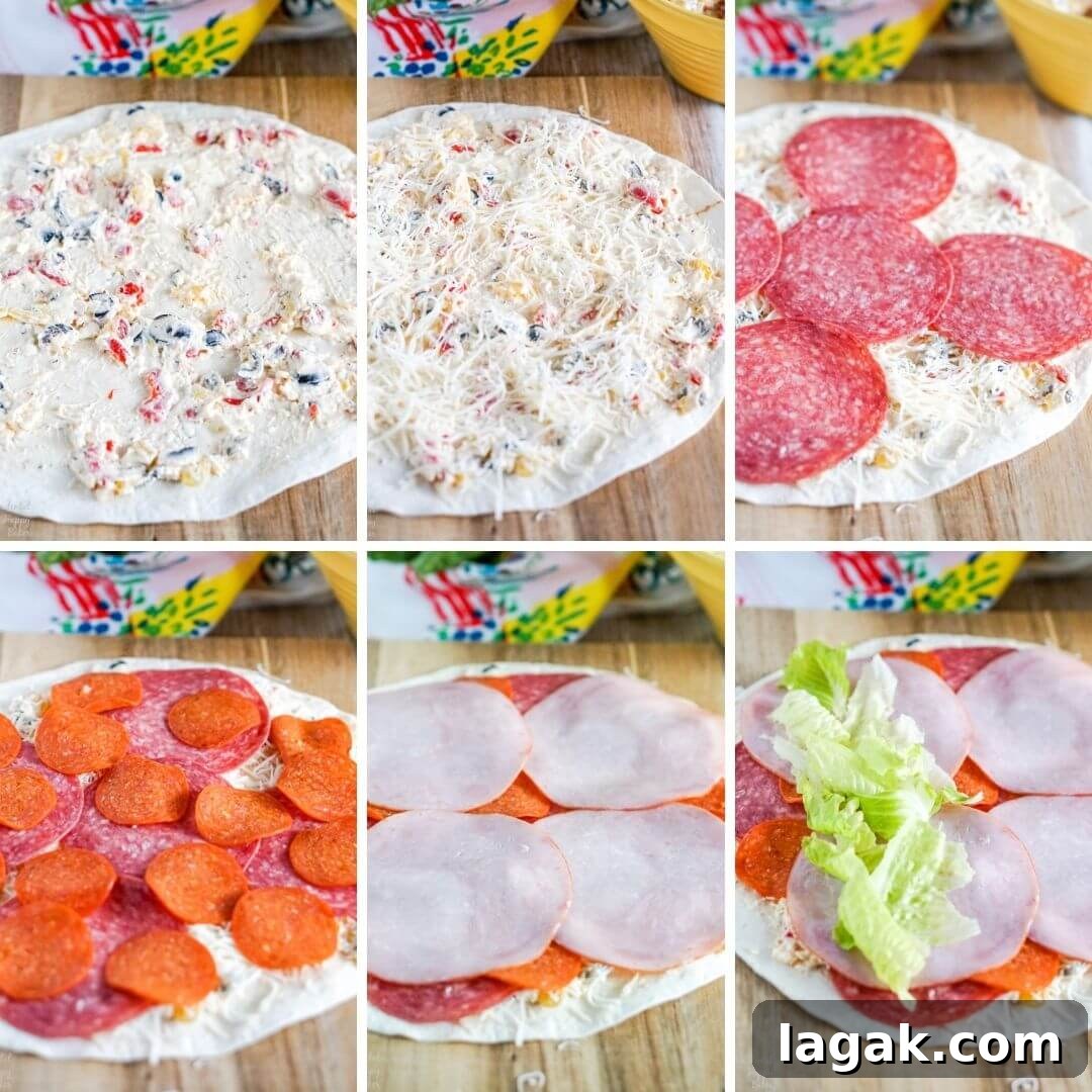 Italian Pinwheel Appetizers: Savory Tortilla Roll-Ups Recipe 5 img 7947 4