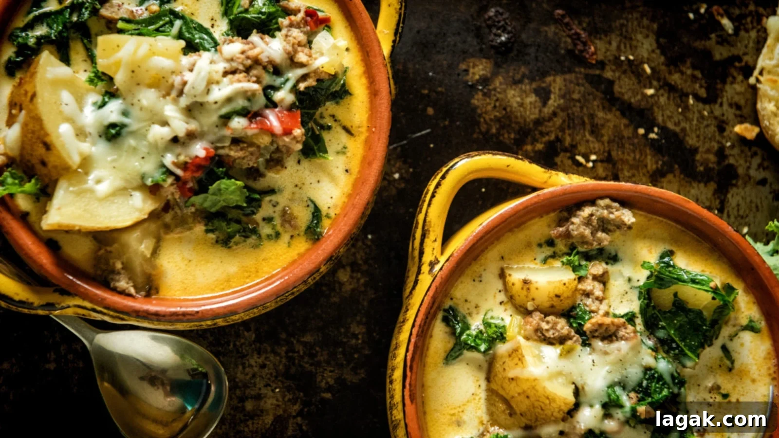 21 Slow Cooker Dinners for Stress-Free Weeknight Meals 17 Zuppa Toscana made slow cooker style with kale, sausage, and creamy broth.